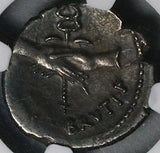 48 BC NGC Ch VF Bruti Brutus C. Pansa Roman Imperatorial Denarius Pan Julius Caesar Assassin 26061702C