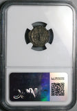 192 NGC VF Commodus Denarius Roman Empire Hercules Lion Skin Club (26041602C)