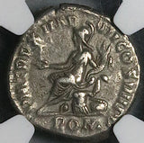 184 NGC Ch VF Commodus Denarius Roman Empire Roma Marcus Aurelius BRIT (26052005C)