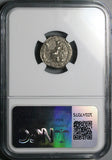 184 NGC Ch VF Commodus Denarius Roman Empire Roma Marcus Aurelius BRIT (26052005C)