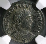 326 NGC Ch VF Constantine II AE3 Nummus Roman Empire Campgate Heraclea (25082401C)