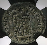 326 NGC Ch VF Constantine II AE3 Nummus Roman Empire Campgate Heraclea (25082401C)