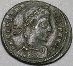 354 Constantius II Follis Roman Empire Fallen Horseman Siscia Mint XF (24121605R)