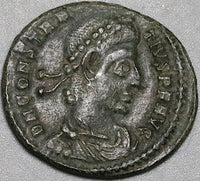 354 Constantius II Follis Roman Empire Fallen Horseman Siscia Mint XF (24121605R)