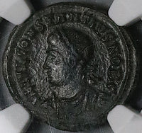 327 NGC Ch VF Constantius II AE3 Nummus Roman Empire Campgate Heraclea (25053004C)