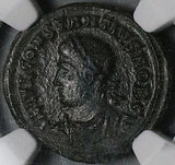 327 NGC Ch VF Constantius II AE3 Nummus Roman Empire Campgate Heraclea (25053004C)