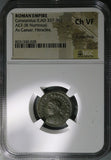 326  NGC Ch VF Constantius II AE3 Nummus Roman Emp Campgate Heraclea (25082402C)
