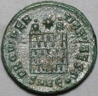 325 Constantius II AE3 Roman Empire Campgate Heraclea Mint VF (24122402R)