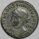 326 Constantius II AE3 Roman Empire Campgate Antioch Mint XF (25012504R)
