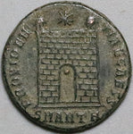 326 Constantius II AE3 Roman Empire Campgate Antioch Mint XF (25012504R)