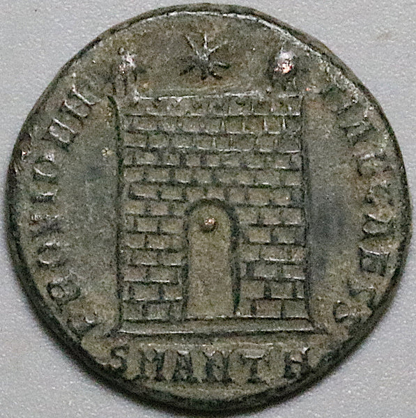 326 Constantius II AE3 Roman Empire Campgate Antioch Mint XF (25012504R)