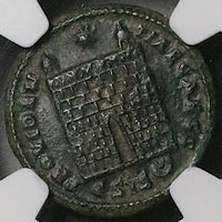 328 NGC Ch VF Constantius II AE3 Nummus Roman Emp Campgate Siscia (25061303C)