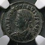 325 NGC XF Constantius II AE3 Nummus Roman Emp Campgate Heraclea (25082403C)