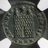 325 NGC XF Constantius II AE3 Nummus Roman Emp Campgate Heraclea (25082403C)