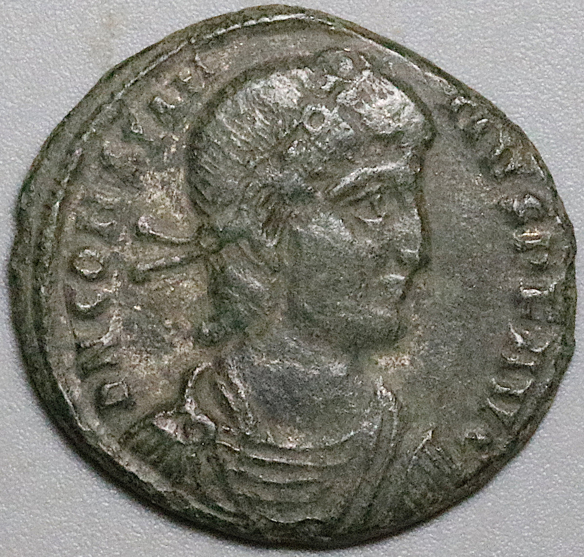 350 Constantius II Centenionalis Roman Empire Chi Ro Emperor Galley Vi ...