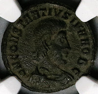 353 NGC Ch VF Constantius Gallus Half Centenionalis Roman Empire Soldier Horseman Siscia Mint (25052502C)