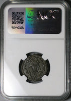 351 NGC Ch VF Constantius Gallus Centenionalis Roman Empire Soldier Horseman Constantinople Mint (25052501C)