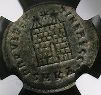 325 NGC Ch VF Constantine I Nummus AE3 Roman Empire Campgate Cyzicus (25061004C)