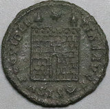328 Constantine Great AE3 Roman Empire Campgate Sisca Mint XF (24122401R)