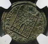 328 NGC Ch VF Constantine I Nummus AE3 Roman Empire Campgate Siscia (25060805C)