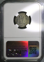 326 NGC XF Constantine I Nummus AE3 Roman Emp Campgate Thessalonica (25092103C)