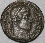 328 Constantine Great AE3 Roman Empire Campgate Sisca Mint XF (24121601R)