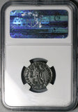 312 NGC AU Constantine I Nummus AE3 Roman Empire Jupiter Thessalonica Mint 5/5 4/5 (26041103C)