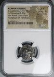 147 BC NGC Ch F Cupiennius Denarius Roman Republic Dioscuri Roma (24062302C)