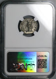 219 NGC Ch XF Elagabalus Denarius Roman Empire Providentia Cuirassed Variant (24032401C)