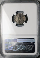 145 NGC Ch XF Faustina Jr Roman Empire Denarius Wife Marcus Aurelius Concordia (24120303C)