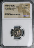 145 NGC Ch XF Faustina Jr Roman Empire Denarius Wife Marcus Aurelius Concordia (24120303C)