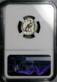 176 NGC Ch VF Faustina Jr Roman Empire Denarius Peacock Posthumous Marcus Aurelius (26070602C)