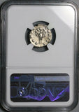 176 NGC Ch VF Faustina Jr Roman Empire Denarius Peacock Marcus Aurelius (26072603C)