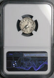 176 NGC VF Faustina Jr Roman Empire Denarius Peacock Marcus Aurelius (26072602C)