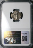 138 Ch F Faustina Sr Roman Empire Posthumous Denarius Veiled Fortuna Aeternitas (24032201C)