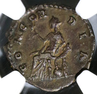 145 NGC XF Faustina Jr Roman Empire Denarius Wife Marcus Aurelius Concordia (21092101C)