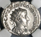 239 NGC Ch VF Gordian III Double Denarius Antoninianus Roman Empire Aequitas Equality (225040801C)