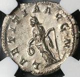 241 NGC Ch AU Gordian III Double Denarius Roman Empire Happy Laetitia Anchor (23060303C)