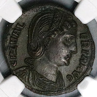 308 NGC Ch AU Galeria Valeria Nummus Venus Alexandria Mint Diocletian Daughter (25092707C