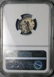 125 Hadrian NGC AU Roman Empire Denarius Annona Modius Grain Supply 4/5 4/5 (25080901D