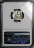 132 NGC VF Hadrian Roman Empire Denarius Felicitas Good Luck Goddess (26031903C)