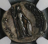 121 NGC VF Hadrian Roman Empire Denarius Germania Germany Travel Series (24083102D)