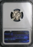 134 NGC Ch VF Hadrian Roman Empire Denarius Victory Legion Triumph (24120302C)