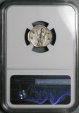 123 NGC Ch VF Hadrian Roman Empire Denarius Asia Rare Travel Series (25110601C)