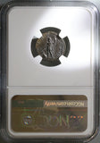 119 NGC Ch XF Hadrian Roman Empire Denarius Superb Style Emperor Stg Rudder Globe (25110902C)