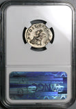 250 NGC AU Herennia Etruscilla Double Denarius Roman Empire Pudicitia (25042201D)