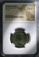 193 NGC Ch F Julia Domna AE As Roman Empire Venus Victorious Septimius Rare (24032205C)