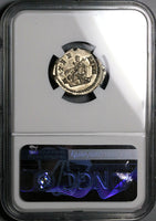 196 NGC MS Julia Domna Denarius Roman Empire Mother Gods Cybele Lions (24101203C)