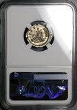 196 NGC MS Julia Domna Denarius Roman Empire Mother Gods Cybele Lions (24101203C)