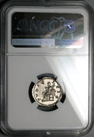 211 NGC MS Julia Domna Denarius Roman Empire Caracalla Pudicitia Chastity (25052801C)